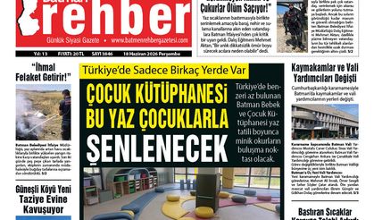 19.06.2026 Tarihli Manşetimiz