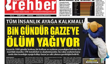 03.07.2026 Tarihli Manşetimiz