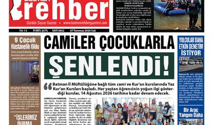 07.07.2026 Tarihli Manşetimiz