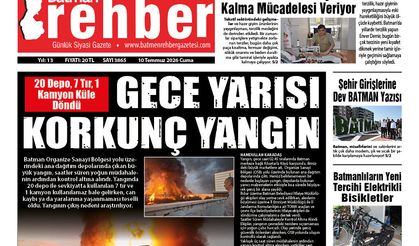 10.07.2026 Tarihli Manşetimiz