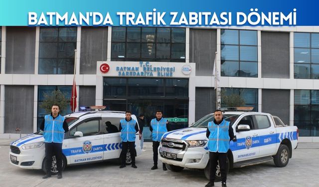 Batman'da Trafik Zabıtası Dönemi