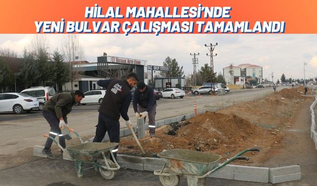 Hilal Mahallesi’nde Yeni Bulvar Çalışması Tamamlandı