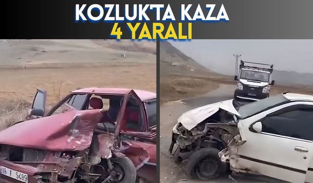 Kozluk'ta Kaza 4 Yaralı