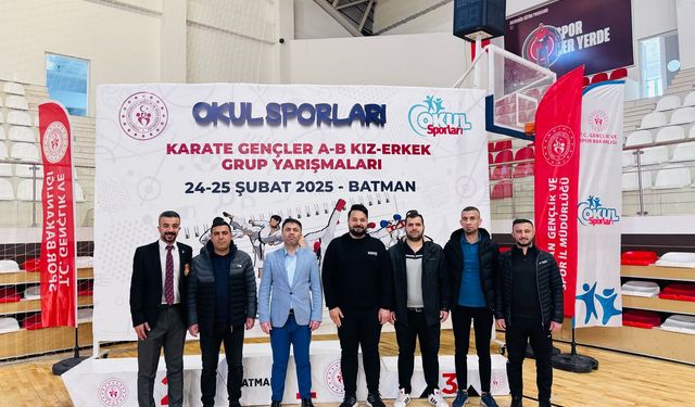 18 İl Batman’da Karate Heyecanı Yaşadı