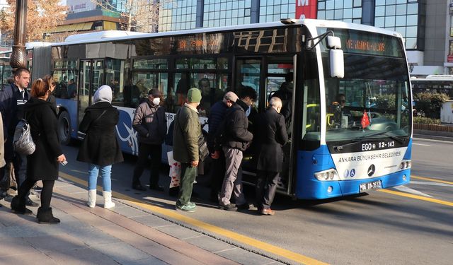 Ankara'da toplu ulaşıma zam