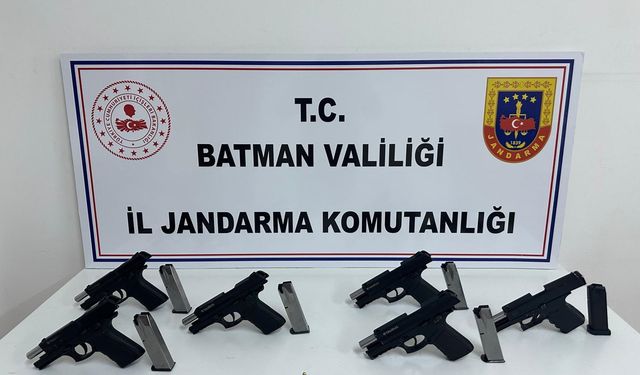 Batman'da silah kaçakçılığı operasyonunda bir kişi tutuklandı