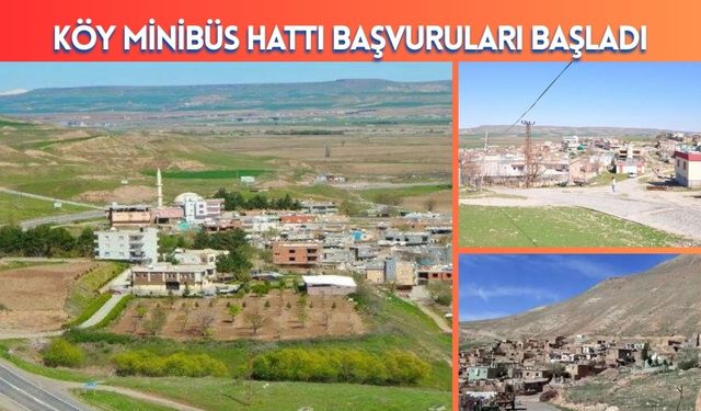 Köy Minibüs Hattı Başvuruları Başladı