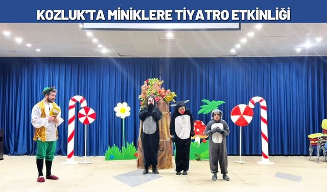 Kozluk'ta Miniklere Tiyatro Etkinliği