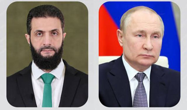 Putin ile Suriye Cumhurbaşkanı Şara görüştü