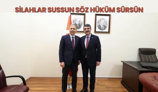 Silahlar Sussun Söz Hüküm Sürsün