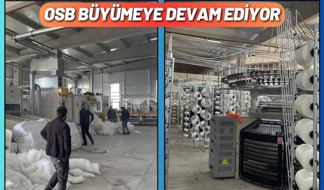 Organize Sanayi Büyümeye Devam Ediyor