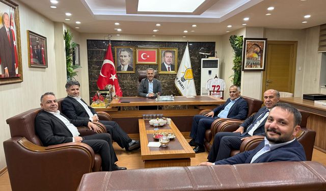 Şansi İlçe Başkanlarıyla Bir Araya Geldi