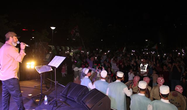Batman'da Filistin için konser düzenlendi
