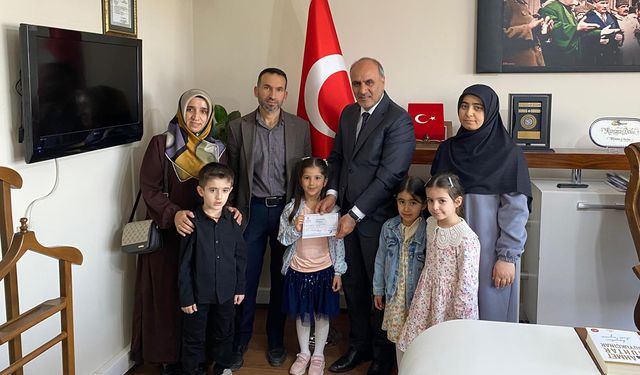 Kur'an kursu öğrencilerinden Gazze'ye anlamlı destek