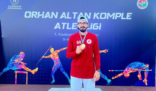 Petrolsporlu Batuhan Arda Erol, Decatlon Türkiye Şampiyonluğunu Göğüsledi
