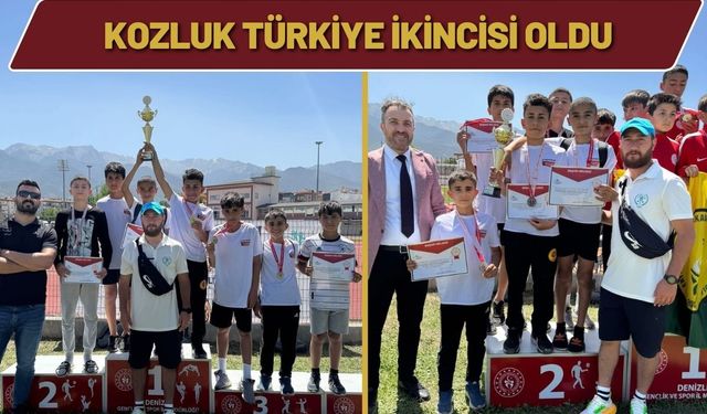 Kozluk Türkiye İkincisi Oldu