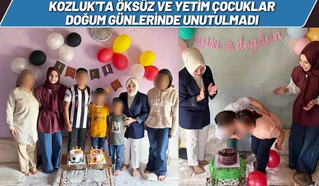 Kozluk'ta Öksüz ve Yetim Çocuklar Doğum Günlerinde Unutulmadı