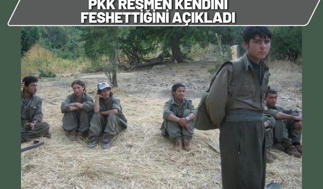PKK  Resmen Kendini Feshettiğini Açıkladı