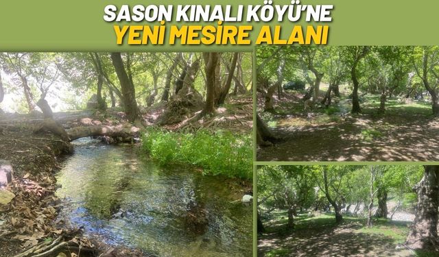 Sason Kınalı Köyü’ne Yeni Mesire Alanı