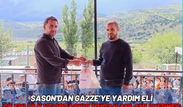 Sason'dan Gazze'ye Yardım Eli: Çilekli İlk ve Ortaokulu'ndan Anlamlı Kermes