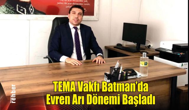 TEMA Vakfı Batman'da Evren Arı Dönemi Başladı