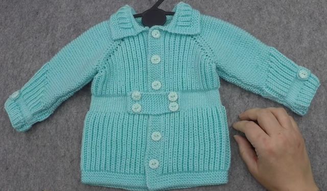 Yakadan Başlama Bebek Hırkası Nasıl Yapılır? Adım Adım Rehber