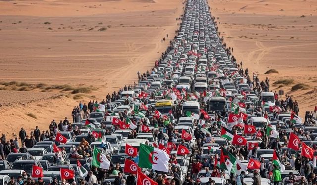 "Direniş Kervanı" yolunu sürdürüyor, işgalci rejime meydan okuyor