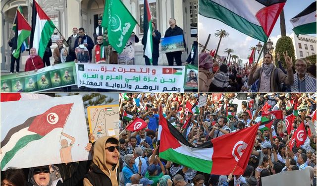 “Mağrip Direniş Konvoyu” Gazze’ye doğru yola çıktı