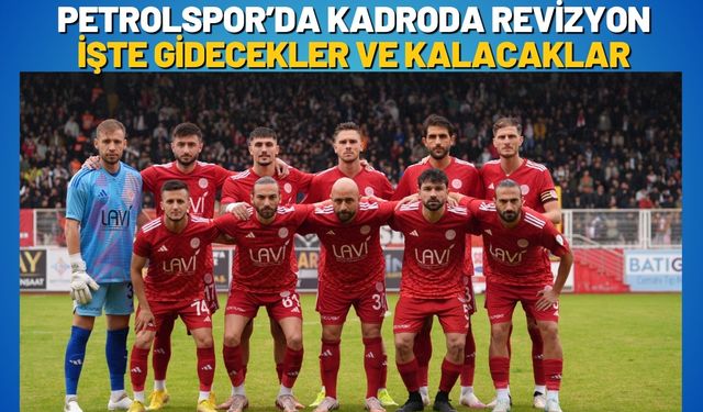 Petrolspor’da Kadroda Revizyon İşte Gidecekler ve Kalacaklar