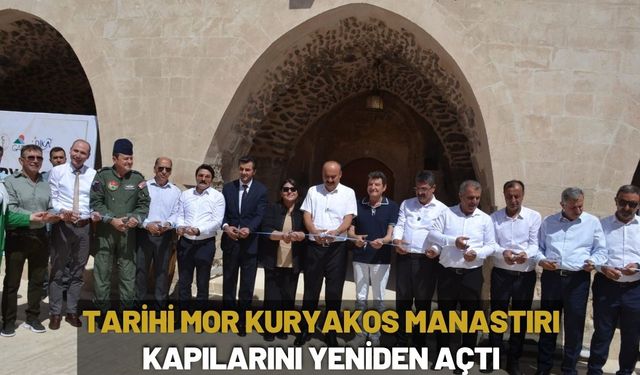 Tarihi Mor Kuryakos Manastırı Kapılarını Yeniden Açtı