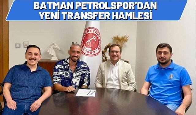Batman Petrolspor’dan Yeni Transfer Hamlesi