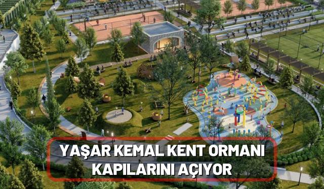 Batman Yaşar Kemal Kent Ormanı Kapılarını Açıyor