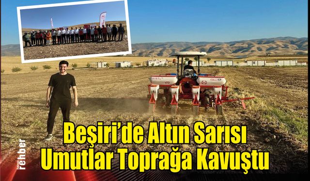 Beşiri'de Altın Sarısı Umutlar Toprağa Kavuştu