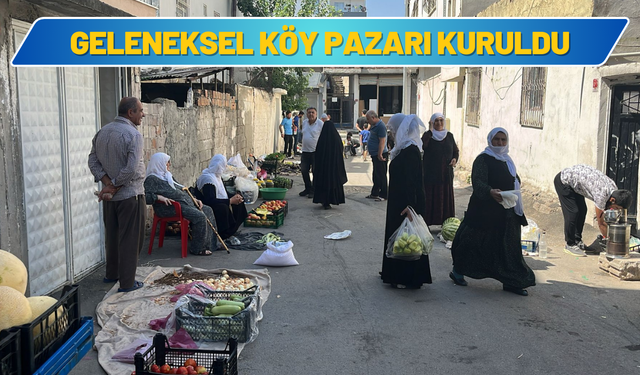 Geleneksel Köy Pazarı Kuruldu