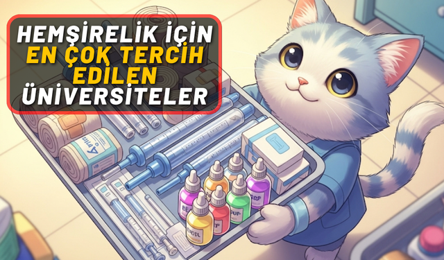Hemşirelik için en çok tercih edilen üniversiteler