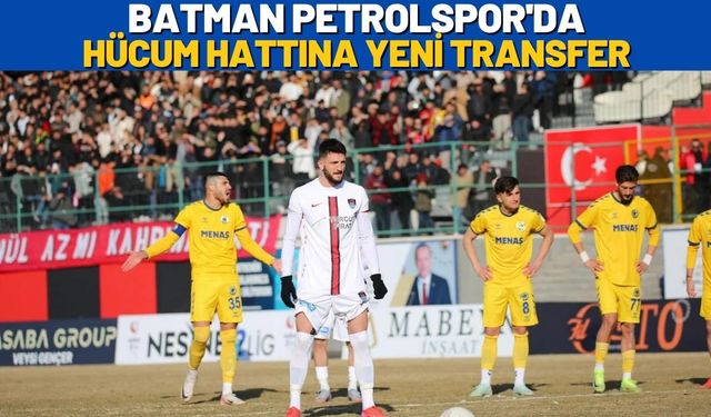 Batman Petrolspor'da Hücum Hattına Yeni Transfer