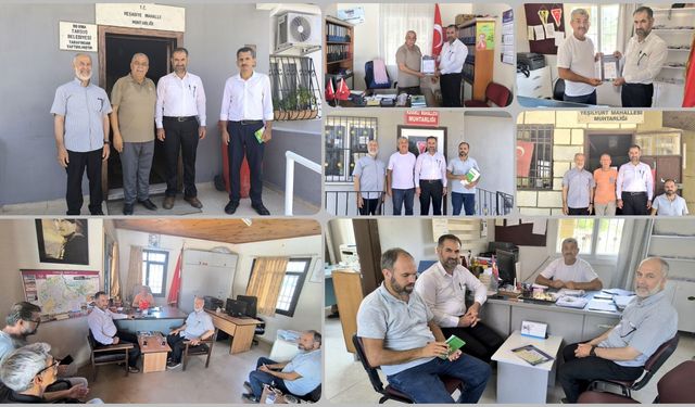 HÜDA PAR Tarsus İlçe Başkanlığı muhtar ziyaretlerini sürdürüyor
