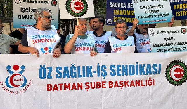 Öz Sağlık-İş Sendikası: Onurlu teklif gelene kadar buradayız