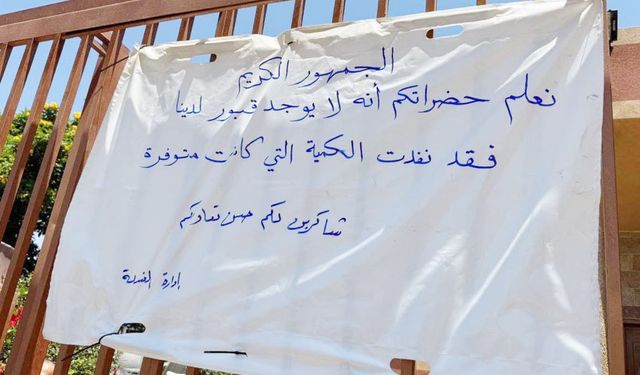 "Size bildirmek isteriz ki elimizde mezar yeri kalmadı"