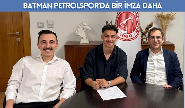 Batman Petrolspor’da Bir İmza Daha
