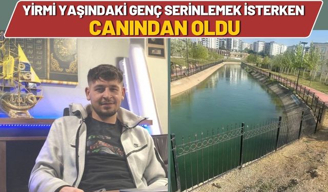 Yirmi Yaşındaki Genç Serinlemek İsterken Canından Oldu
