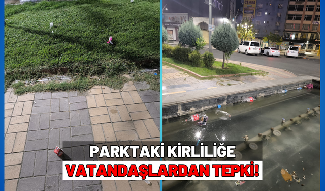 Parktaki Kirliliğe Vatandaşlardan Tepki