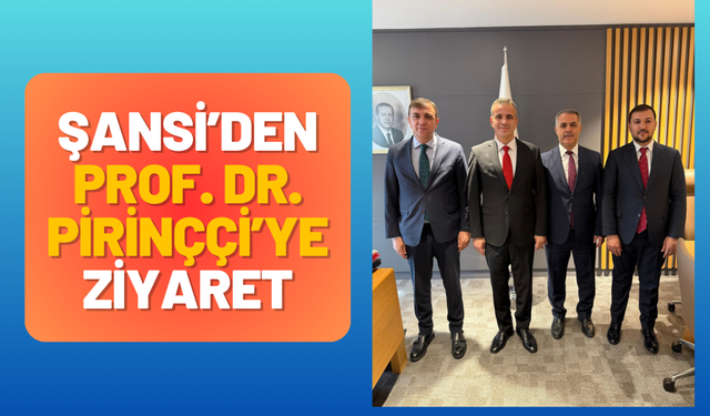 Şansi’den Prof. Dr. Pirinççi’ye Ziyaret