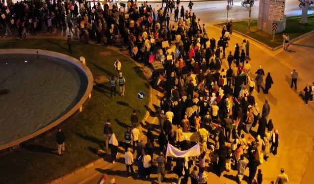 Filistin ve Sumud'a destek için Bursa İnegöl’de vicdan sahipleri bir araya geldi