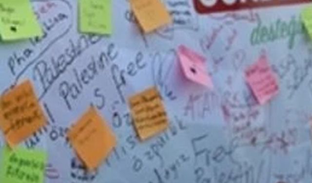 Muğla Valisi İdris Akbıyık Fethiye'deki Gazze destek çadırını ziyaret etti