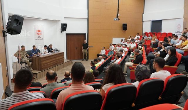 Beşiri’de Yeni Eğitim Öğretim Yılı Güvenlik Önlemleri Değerlendirildi