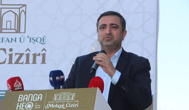 Batman Milletvekili Ramanlı Cizre'de Konuştu: Melayê Cizîrî ve seydalarımıza kulak vermeliyiz