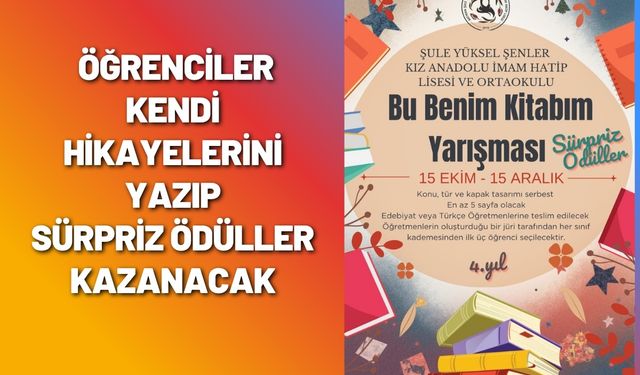 Batman’da Öğrenciler Kendi Hikayelerini Yazıp Sürpriz Ödüller Kazanacak
