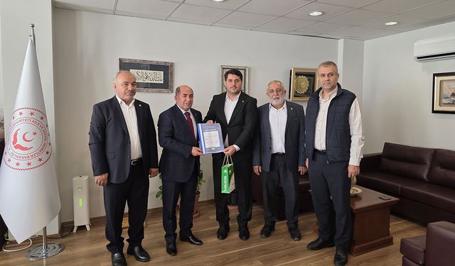 HÜDA PAR Antalya'dan Aile ve Sosyal Politikalar Müdürlüğüne 'kanun teklifi' ziyareti