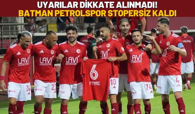 Uyarılar Dikkate Alınmadı! Batman Petrolspor Stopersiz Kaldı